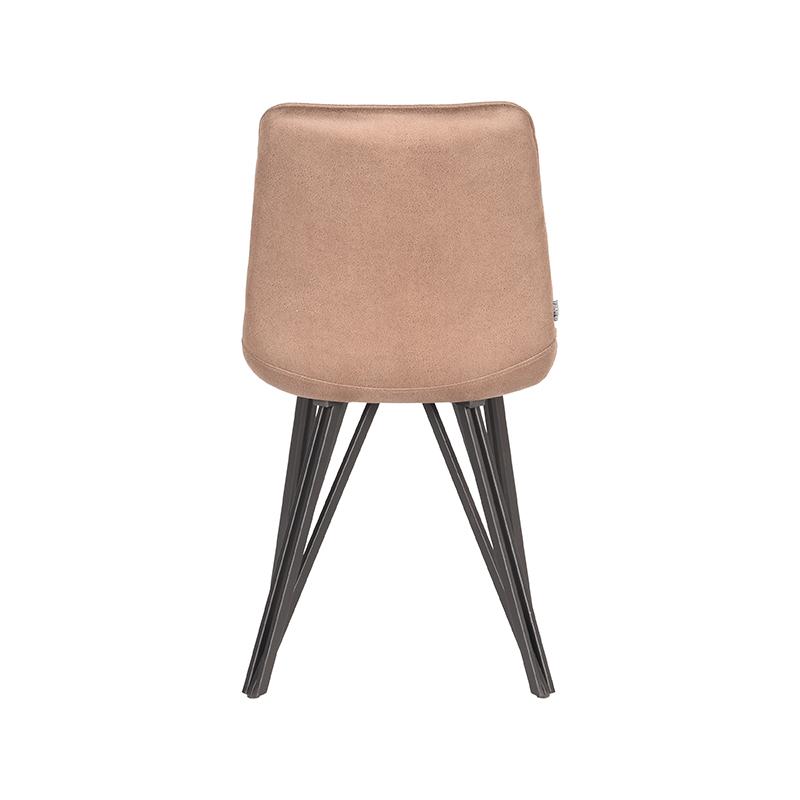LABEL51 Eetkamerstoel Boaz - Stone - Microfiber