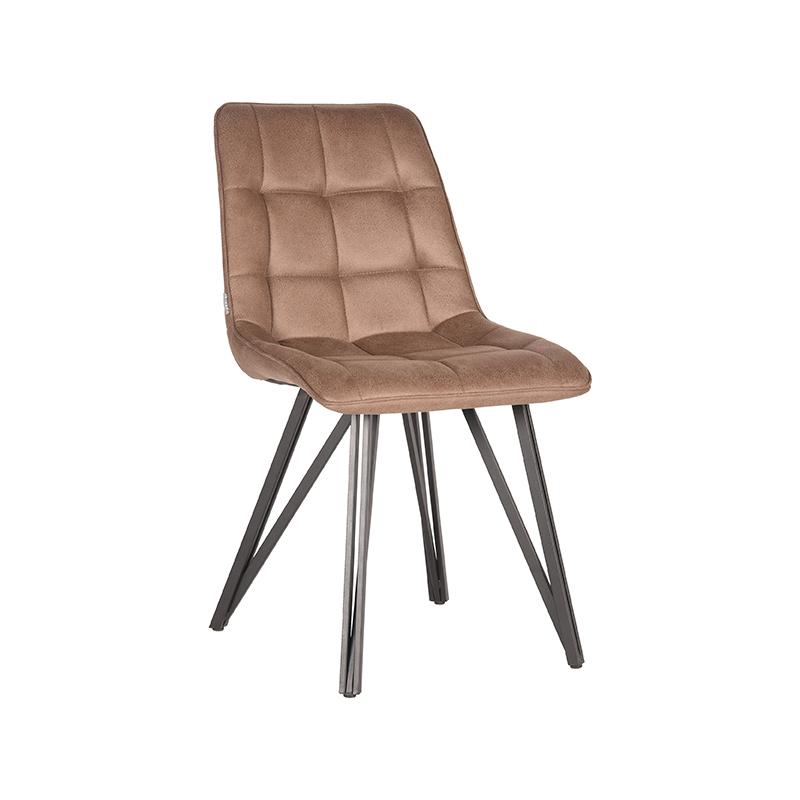 LABEL51 Eetkamerstoel Boaz - Stone - Microfiber