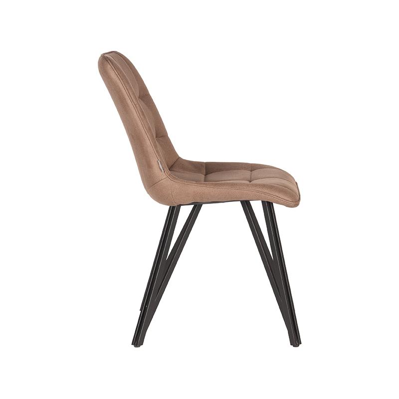 LABEL51 Eetkamerstoel Boaz - Stone - Microfiber