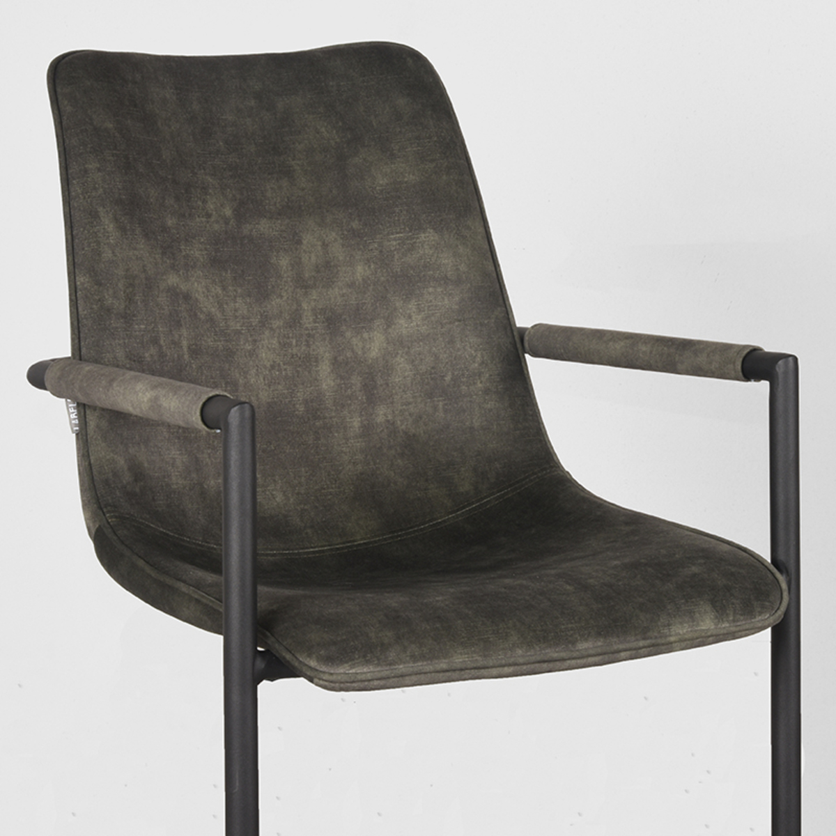 LABEL51 Eetkamerstoel Bodi - Hunter - Velours