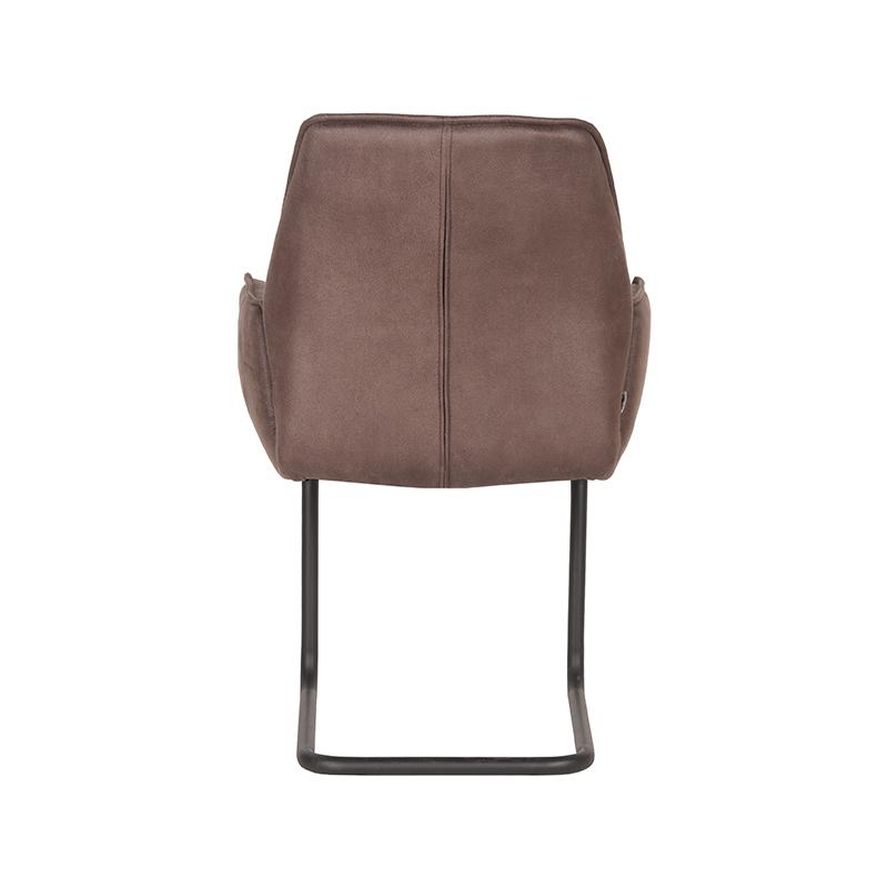 LABEL51 Eetkamerstoel Boet - Truffel grijs - Microfiber