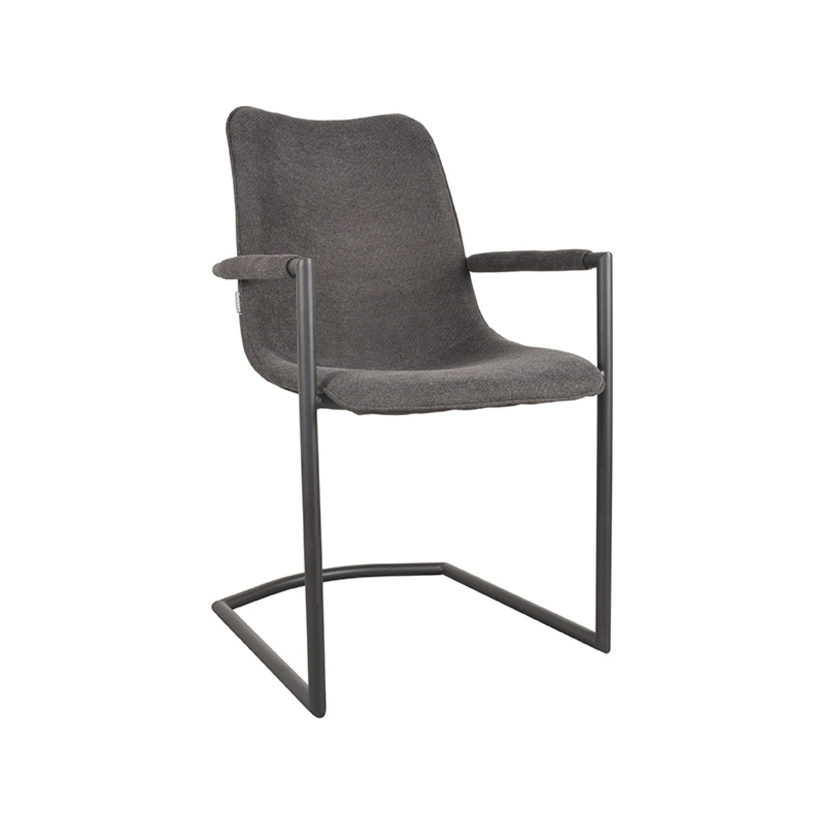 LABEL51 Eetkamerstoel Bono - Antraciet - Weave