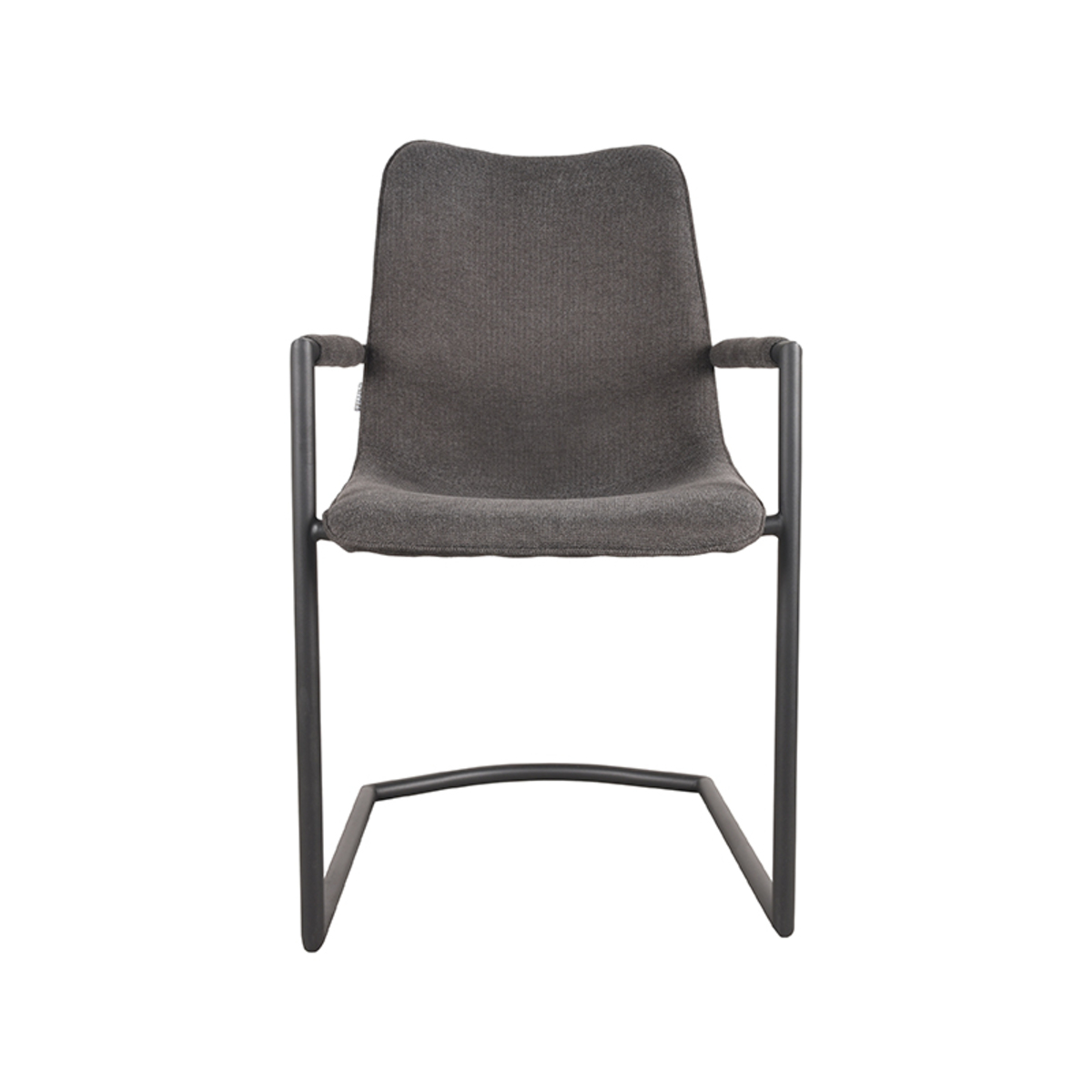 LABEL51 Eetkamerstoel Bono - Antraciet - Weave