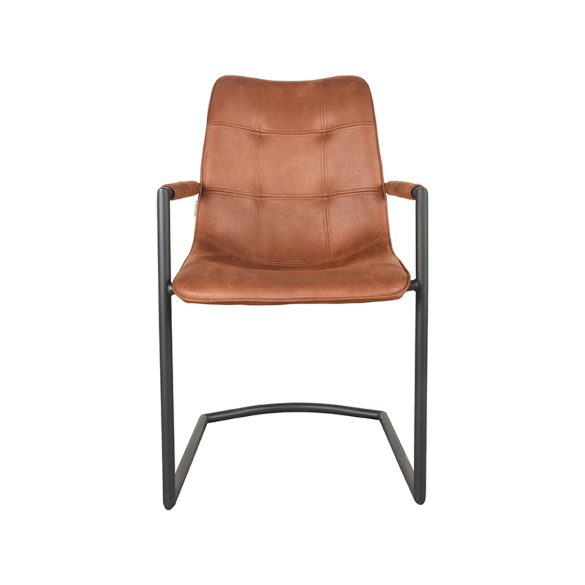 LABEL51 Eetkamerstoel Boyd - Cognac - Microfiber