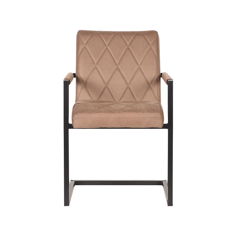LABEL51 Eetkamerstoel Denmark - Stone - Microfiber