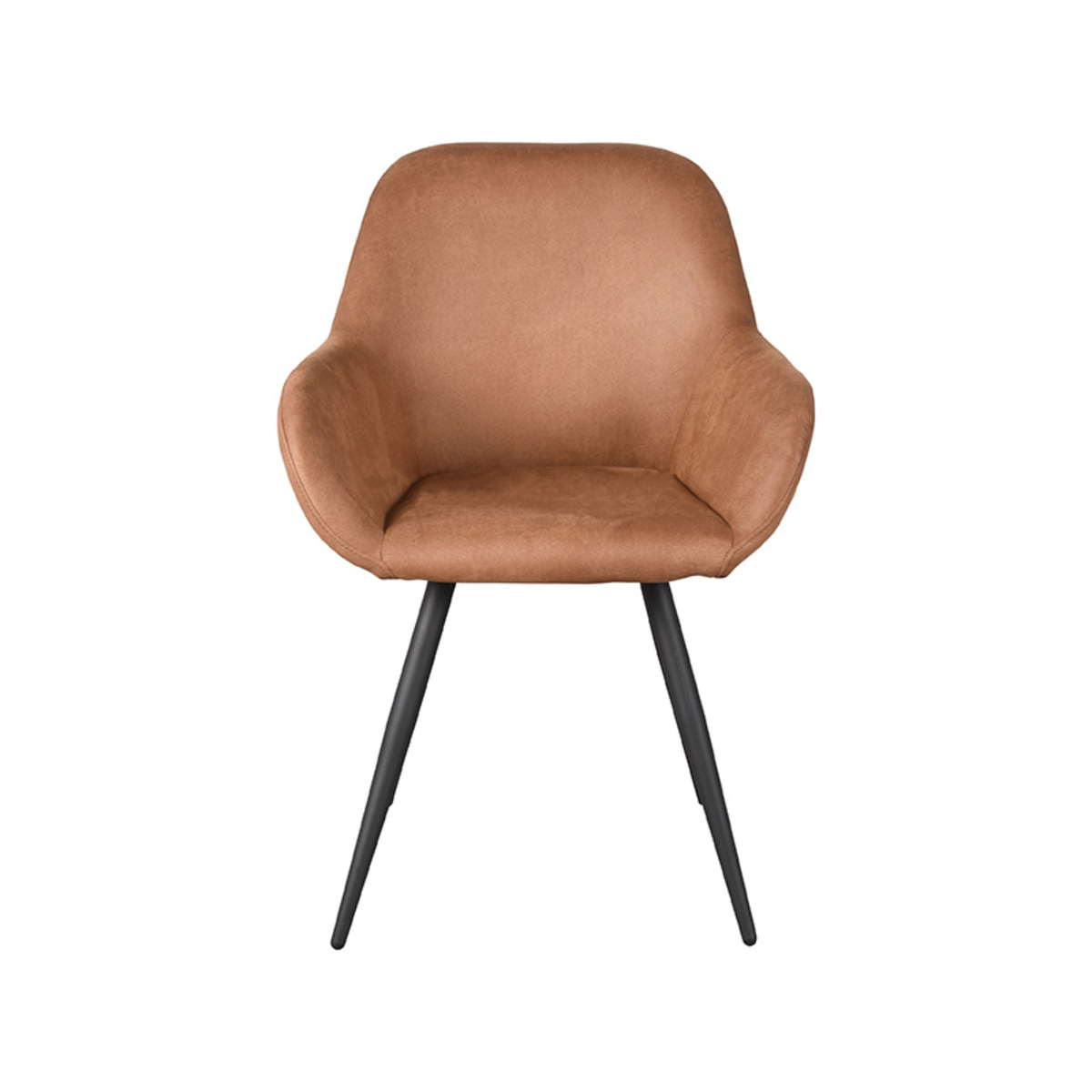 LABEL51 Eetkamerstoel Fender - Cognac - Micro Suede