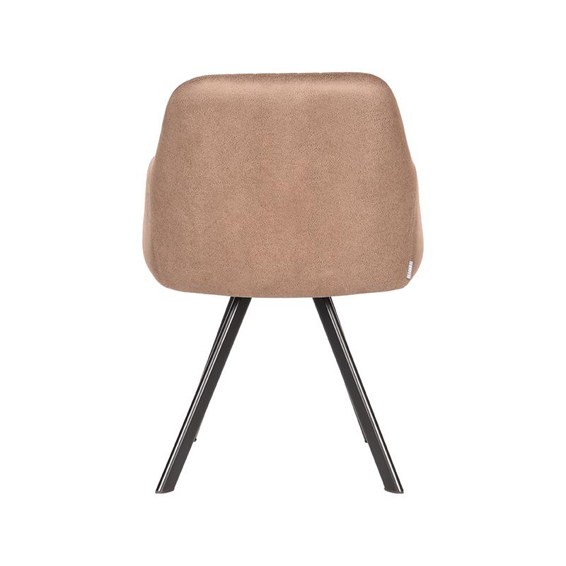 LABEL51 Eetkamerstoel Floor - Stone - Microfiber