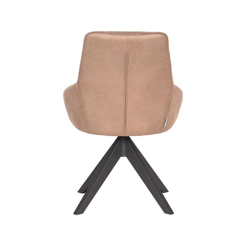 LABEL51 Eetkamerstoel Jace - Stone - Microfiber
