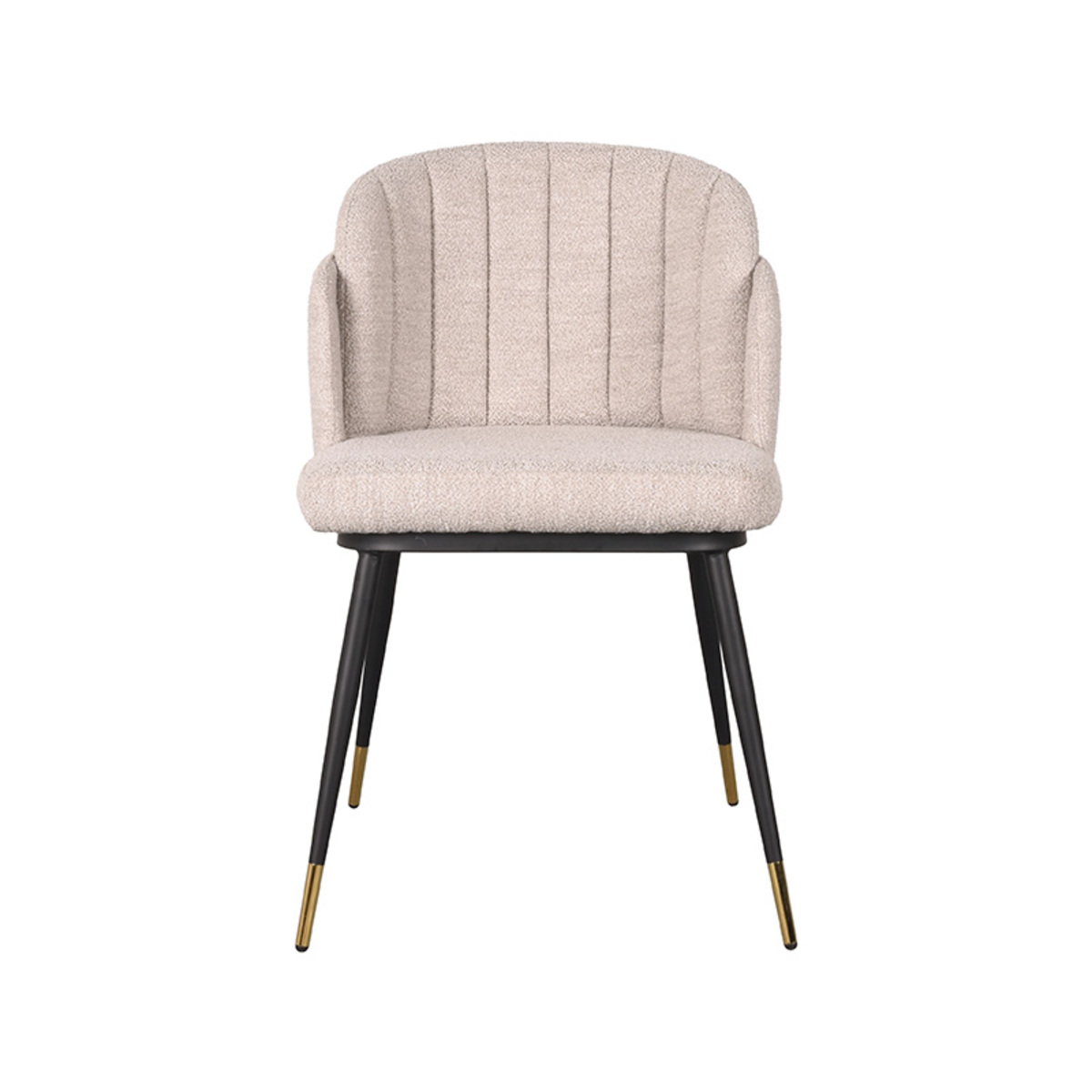 LABEL51 Eetkamerstoel Loed - Naturel - Boucle