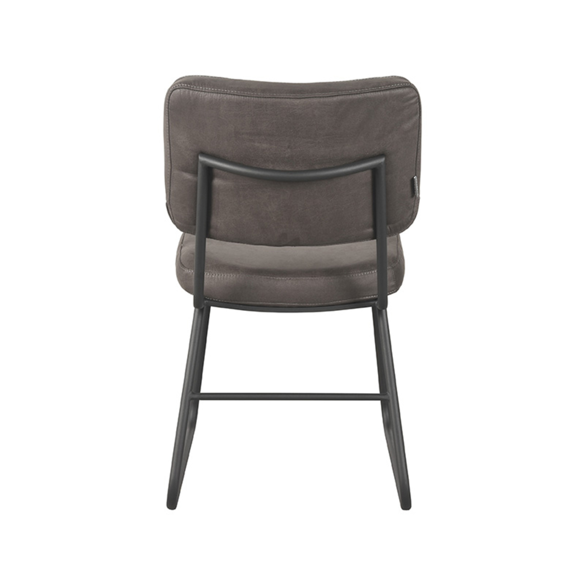 LABEL51 Eetkamerstoel Noah - Antraciet - Micro Suede