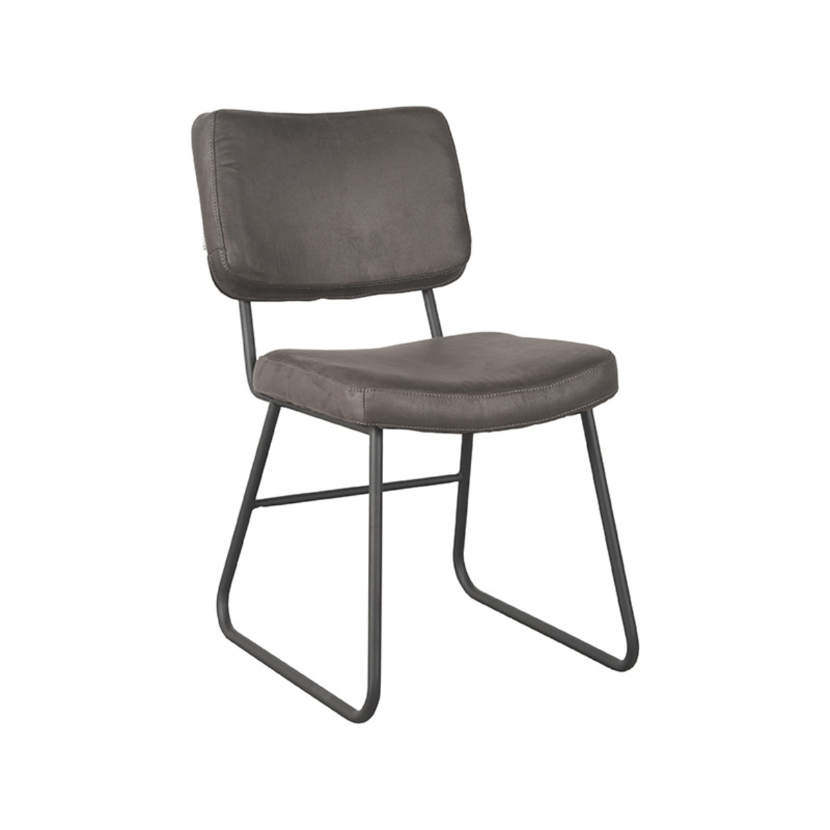 Eetkamerstoel Noah - Microfiber Antraciet - LABEL51