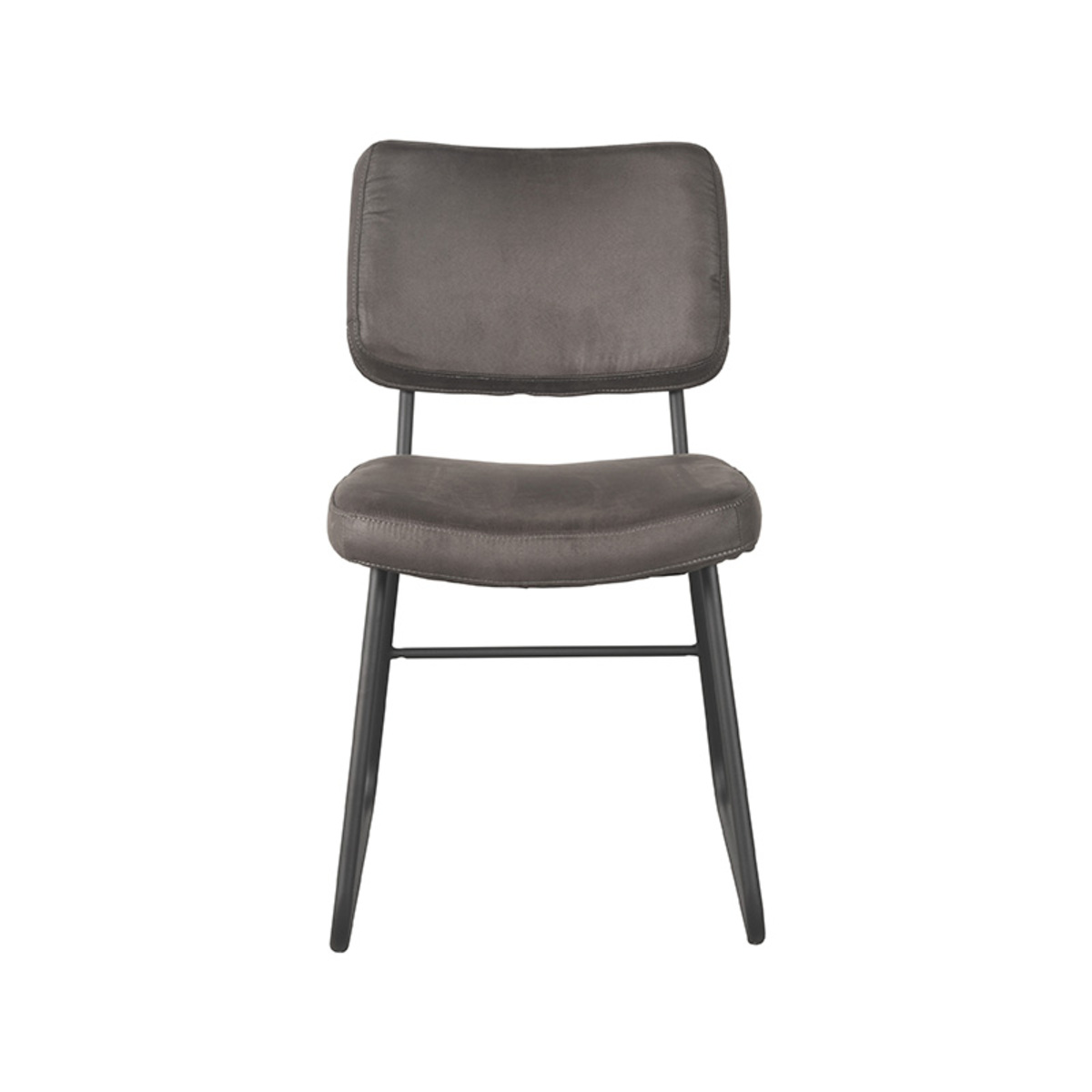 LABEL51 Eetkamerstoel Noah - Antraciet - Micro Suede