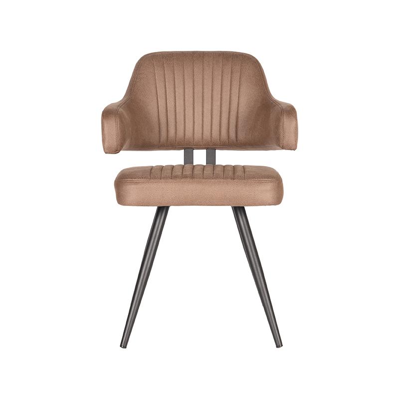 LABEL51 Eetkamerstoel Olav - Stone - Microfiber