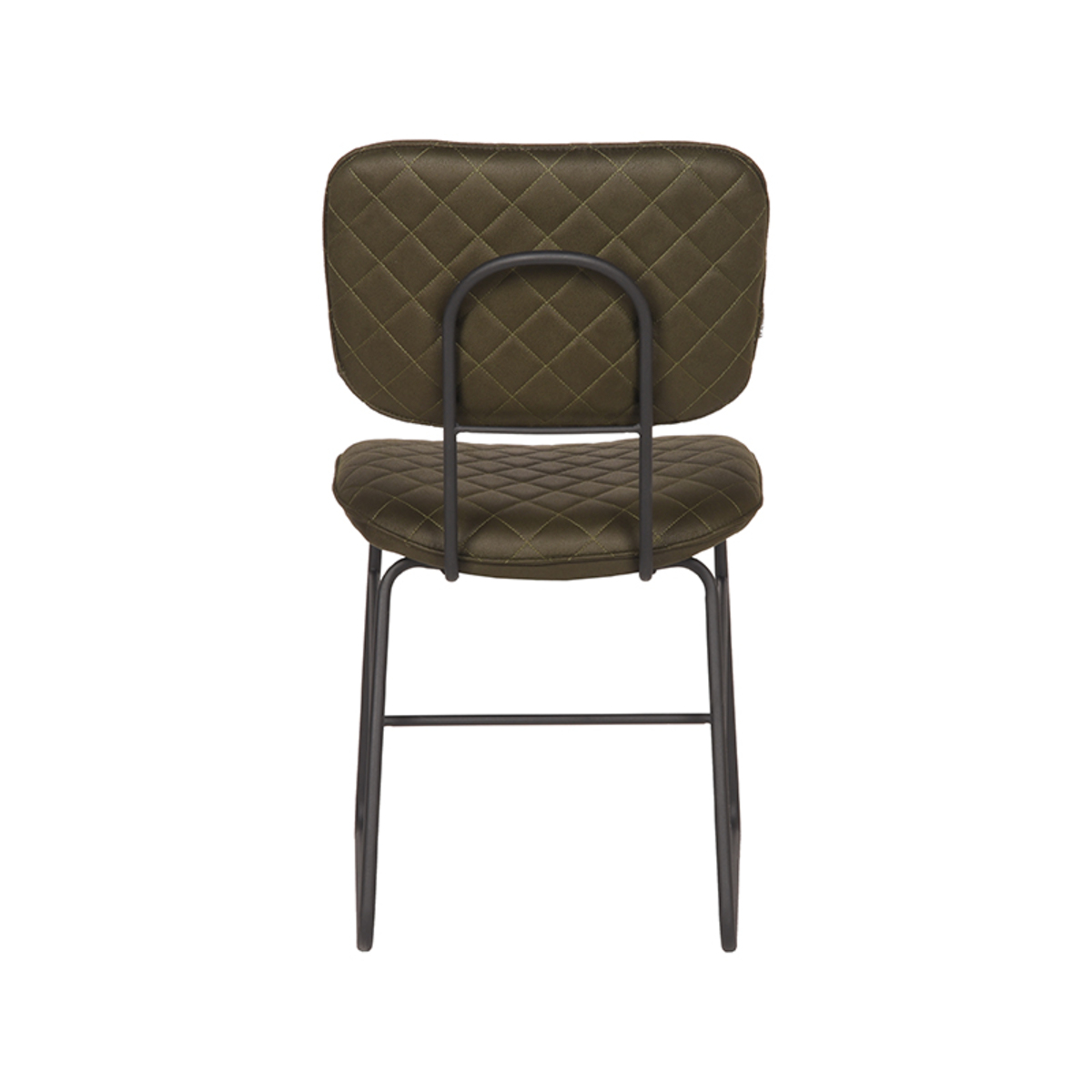 LABEL51 Eetkamerstoel Sev - Army green - Microfiber