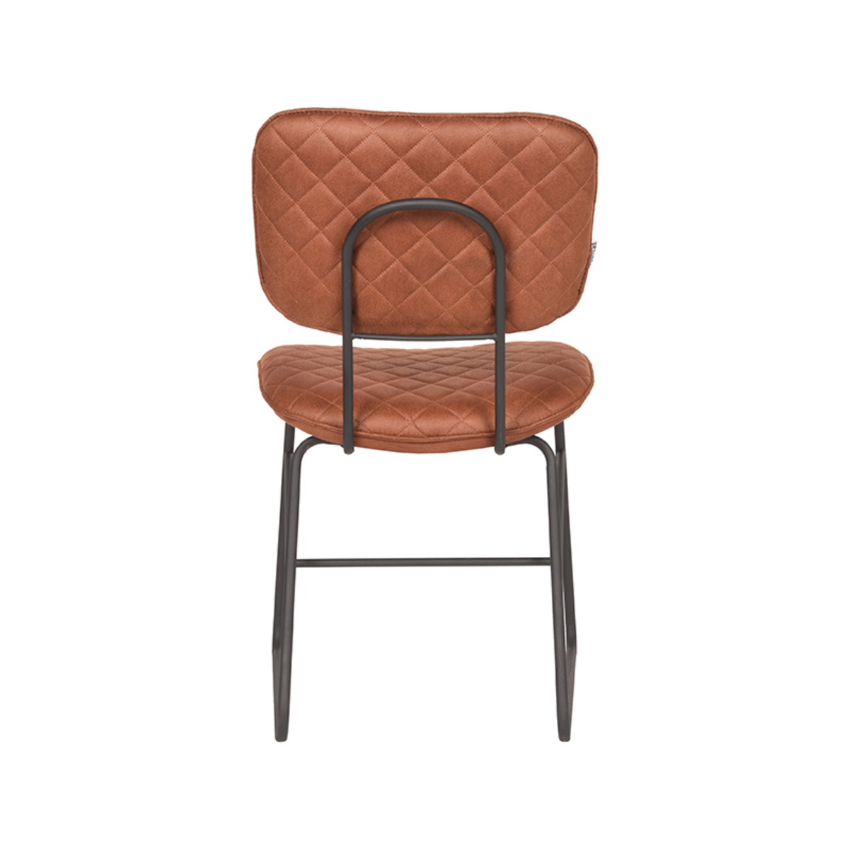 LABEL51 Eetkamerstoel Sev - Cognac - Microfiber