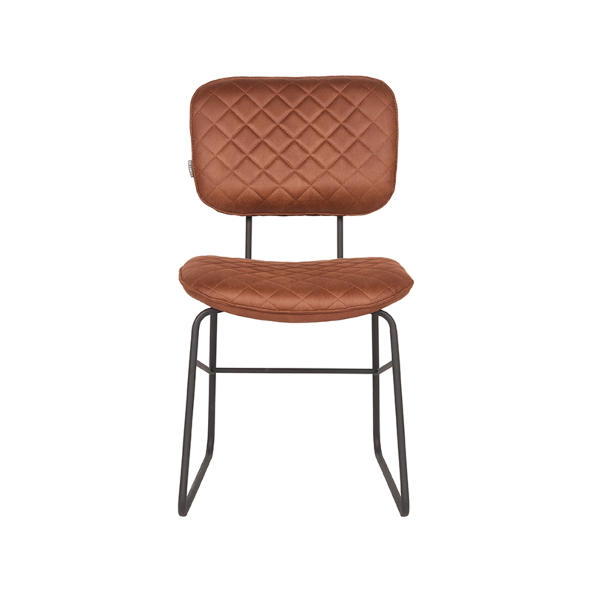 LABEL51 Eetkamerstoel Sev - Cognac - Microfiber