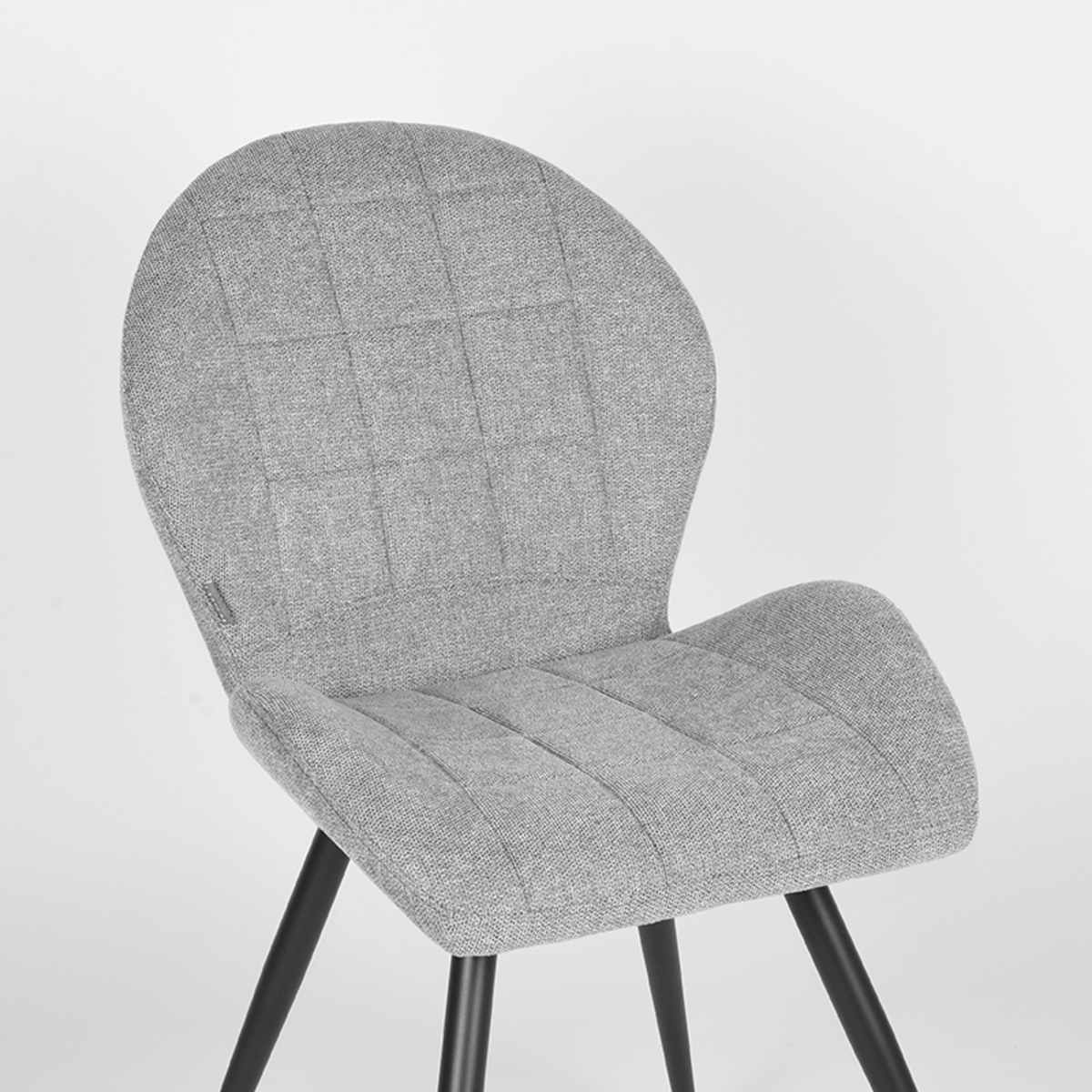 LABEL51 Eetkamerstoel Sil - Zinc - Weave
