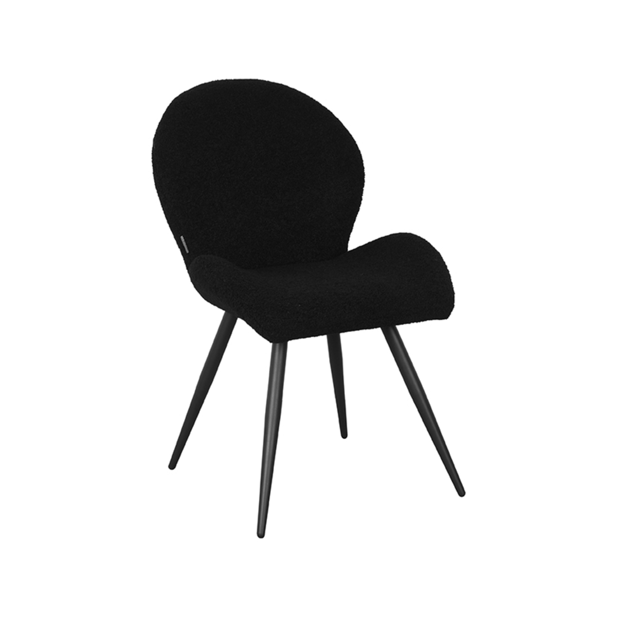 Eetkamerstoel Sky - Zwart - Teddy - LABEL51