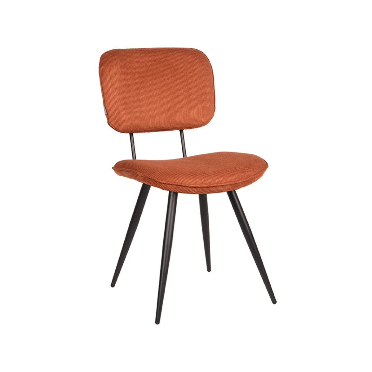 LABEL51 Eetkamerstoel Vic - Rust - Ribcord