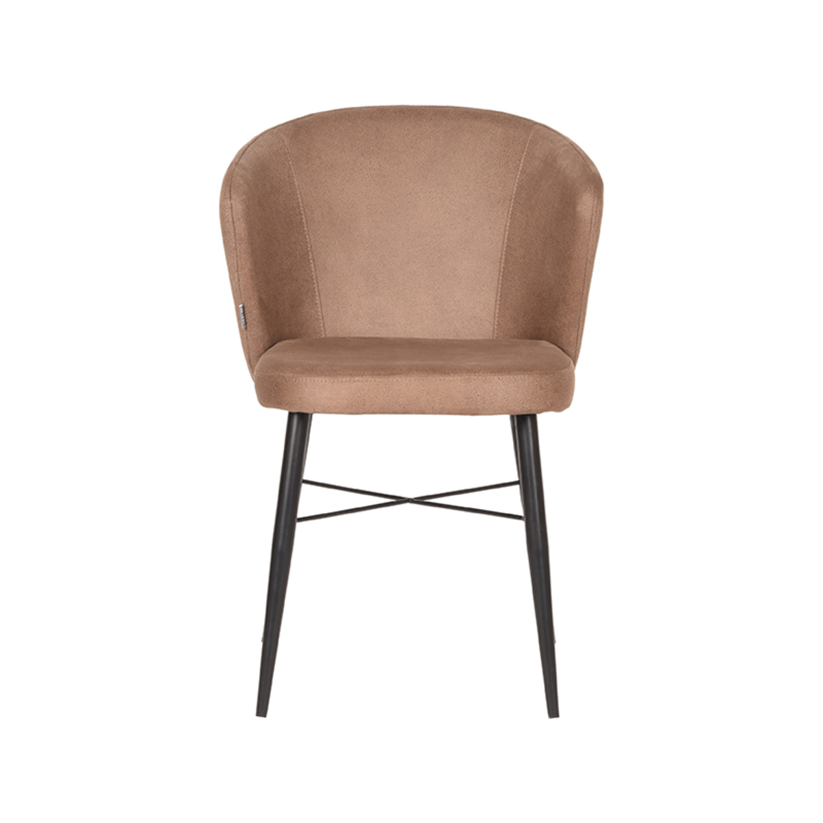 LABEL51 Eetkamerstoel Wave - Stone - Microfiber