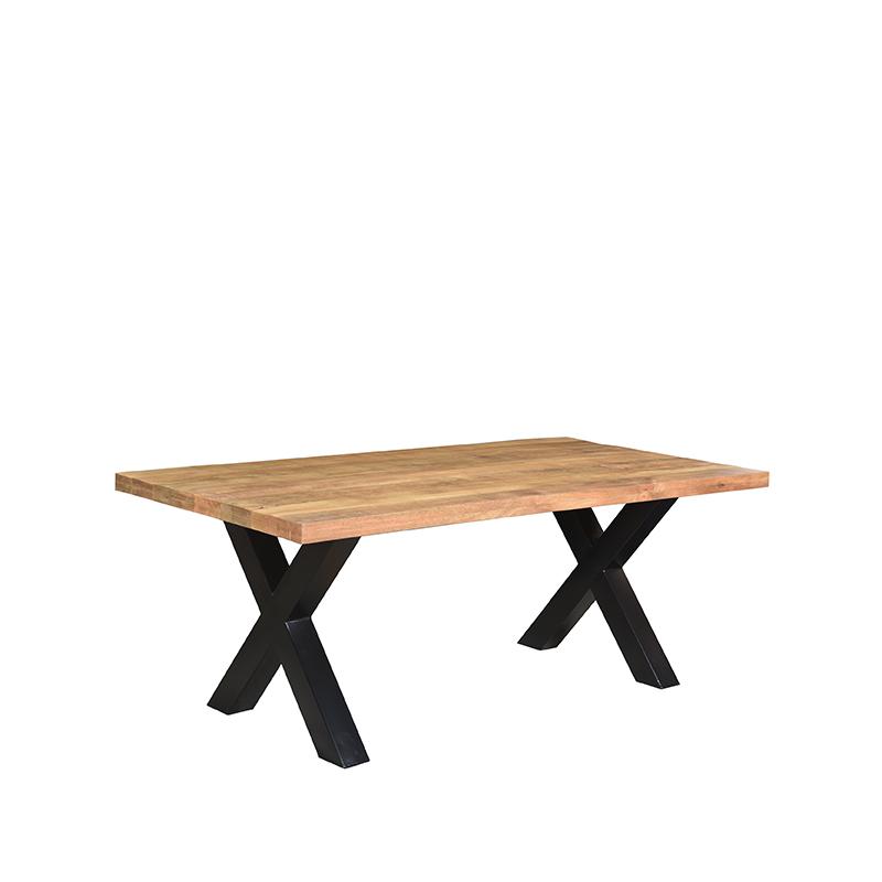 LABEL51 Eetkamertafel Zino - Rough - Mangohout - 240x100 cm