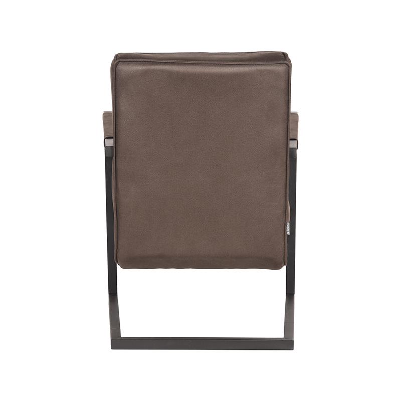 LABEL51 Fauteuil Denmark - Antraciet - Microfiber