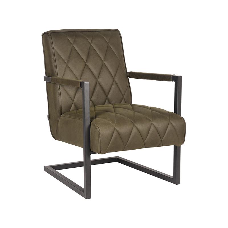 LABEL51 Fauteuil Denmark - Army green - Microfiber
