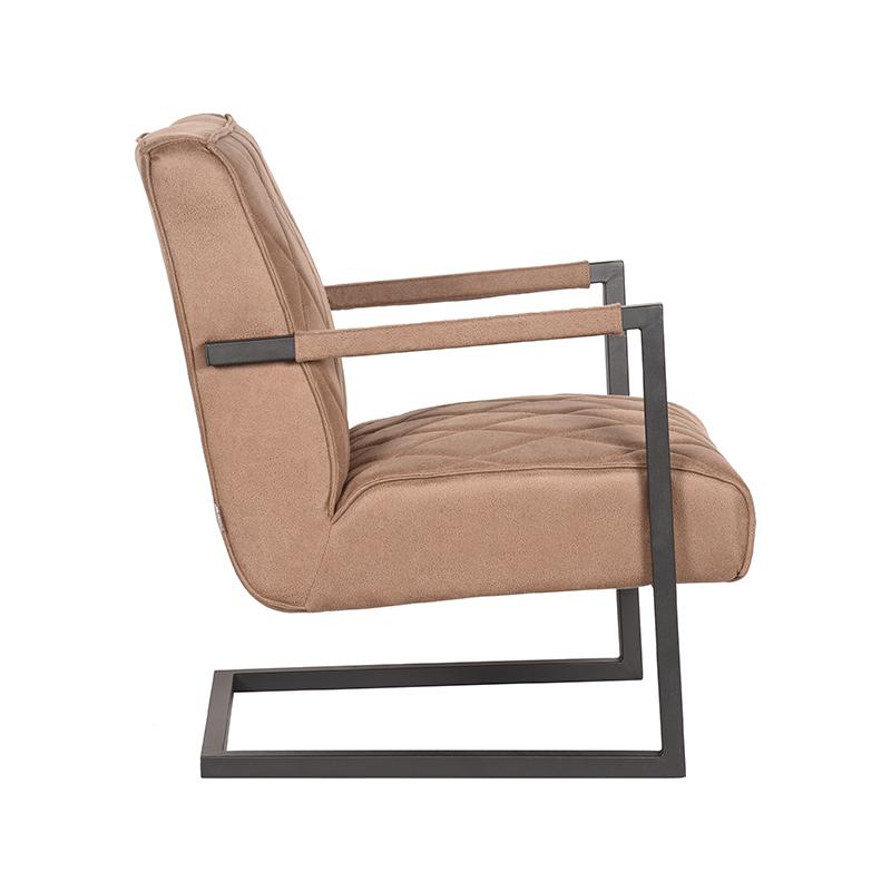LABEL51 Fauteuil Denmark - Stone - Microfiber
