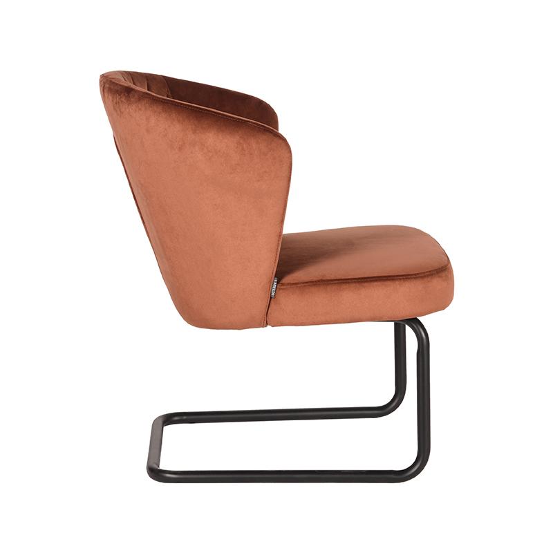 LABEL51 Fauteuil Flow - Rust - Fluweel