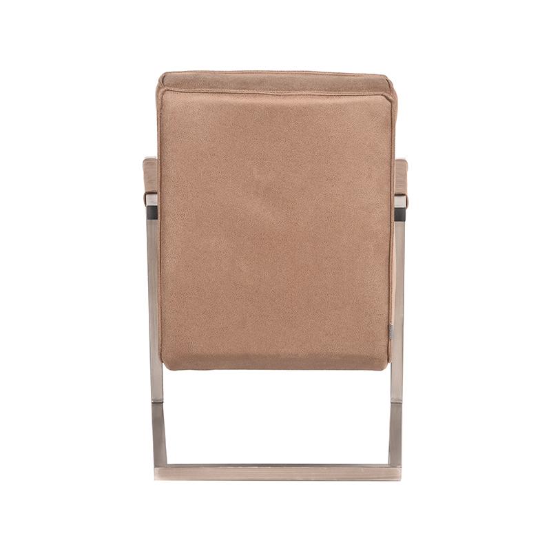 LABEL51 Fauteuil Jim - Stone - Microfiber
