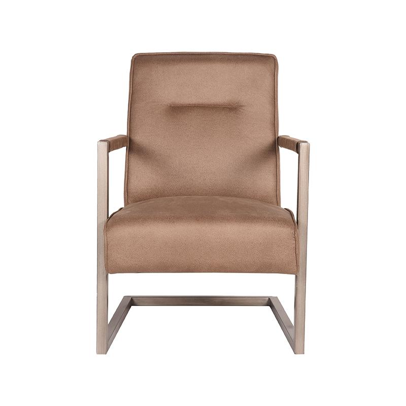 LABEL51 Fauteuil Jim - Stone - Microfiber