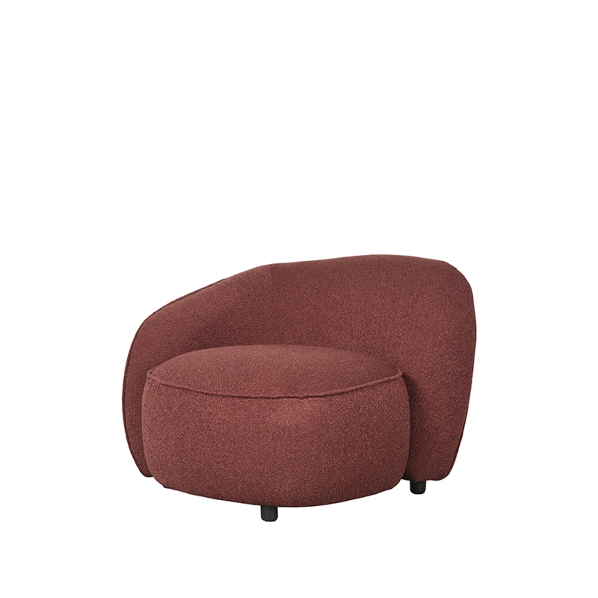 LABEL51 Fauteuil Livo - Winered - Boucle