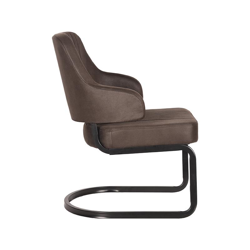 LABEL51 Fauteuil Otta - Antraciet - Microfiber