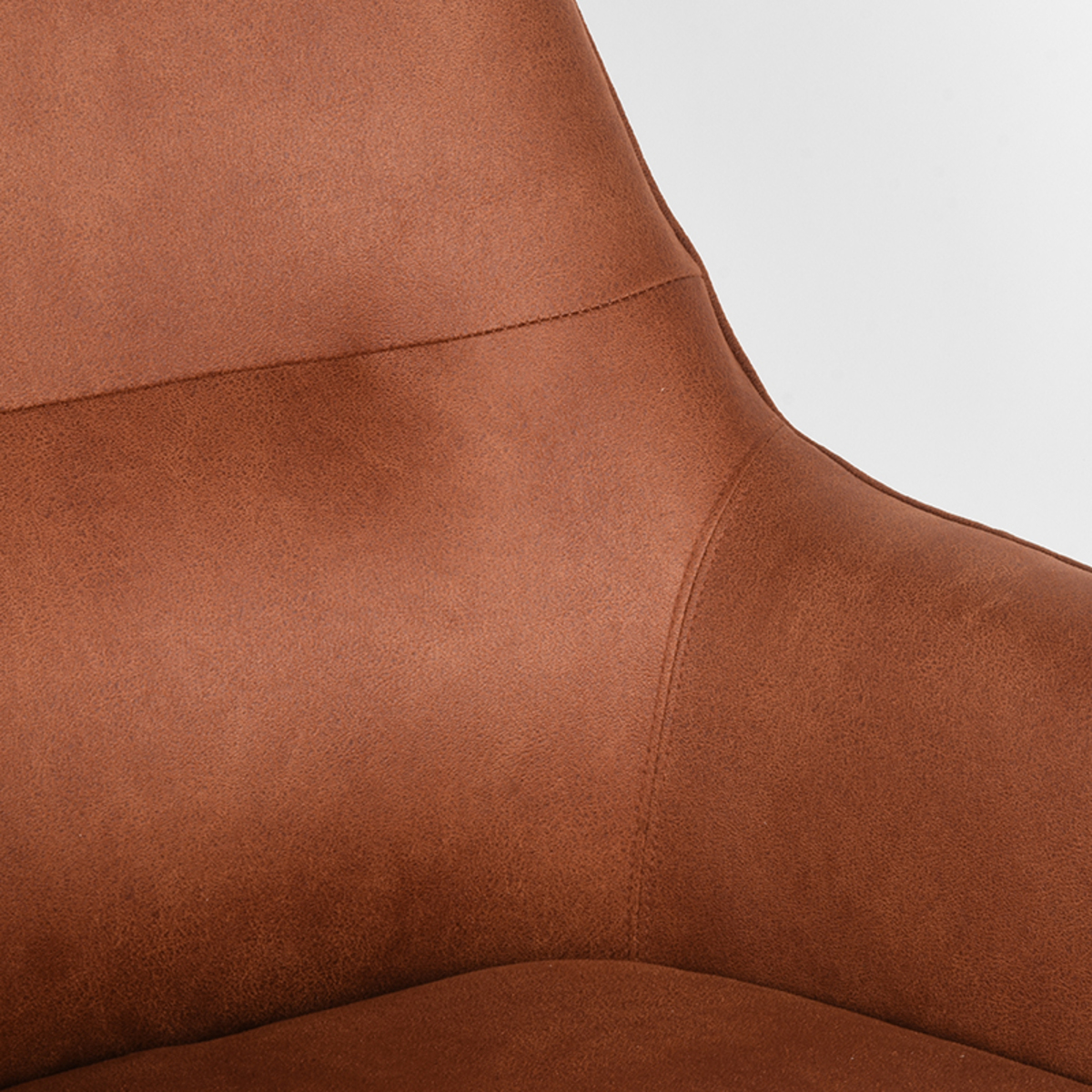 LABEL51 Fauteuil Tod - Cognac - Microfiber