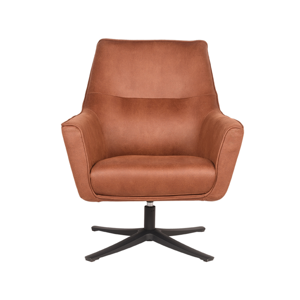LABEL51 Fauteuil Tod - Cognac - Microfiber