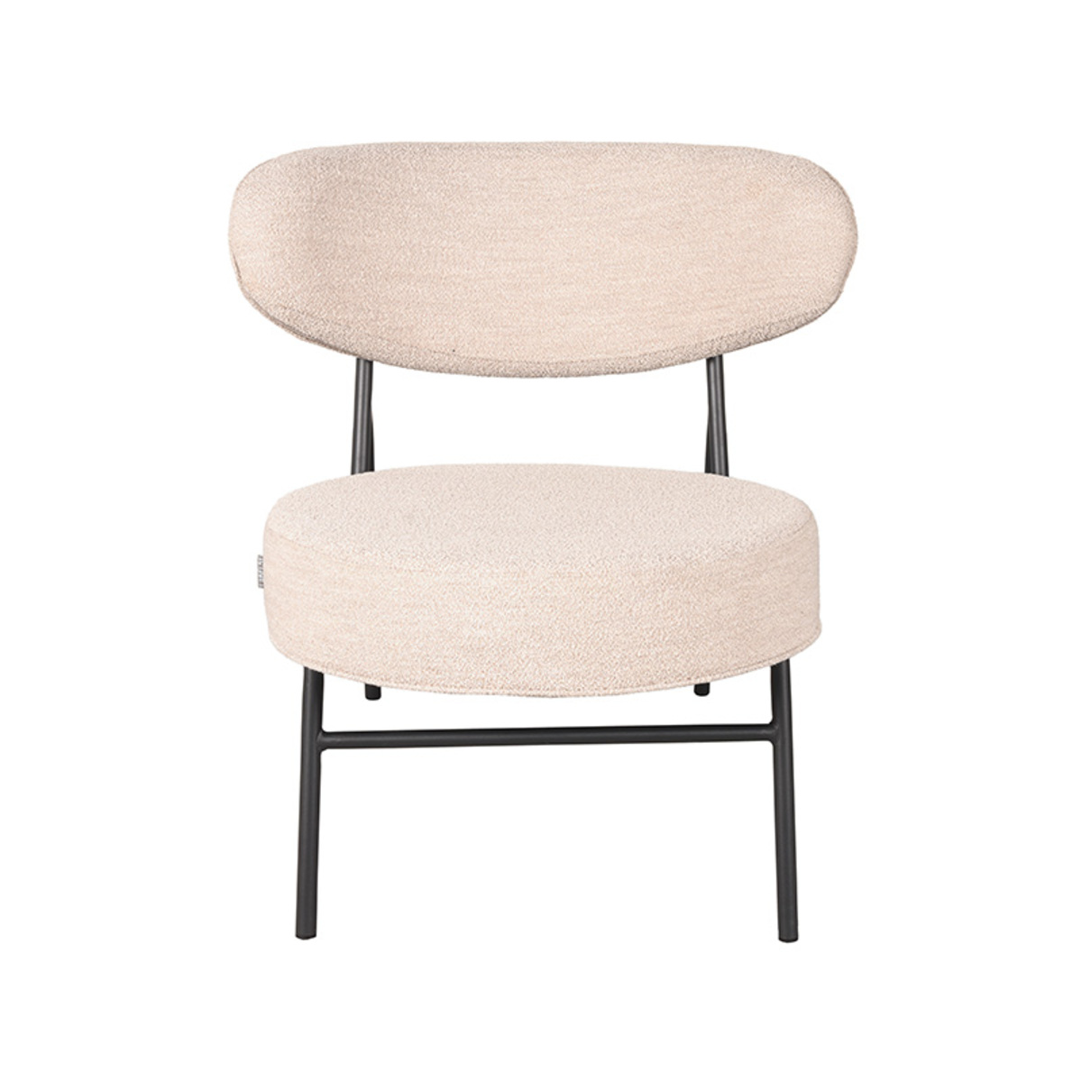 LABEL51 Fauteuil Zack - Naturel - Boucle