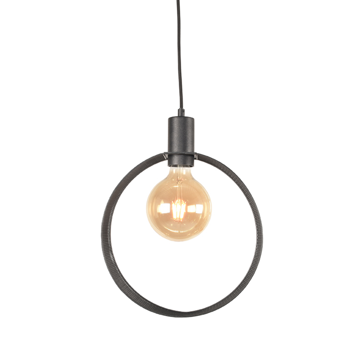 Hanglamp Ronda - Zwart - Metaal - 1-Lichts LABEL51