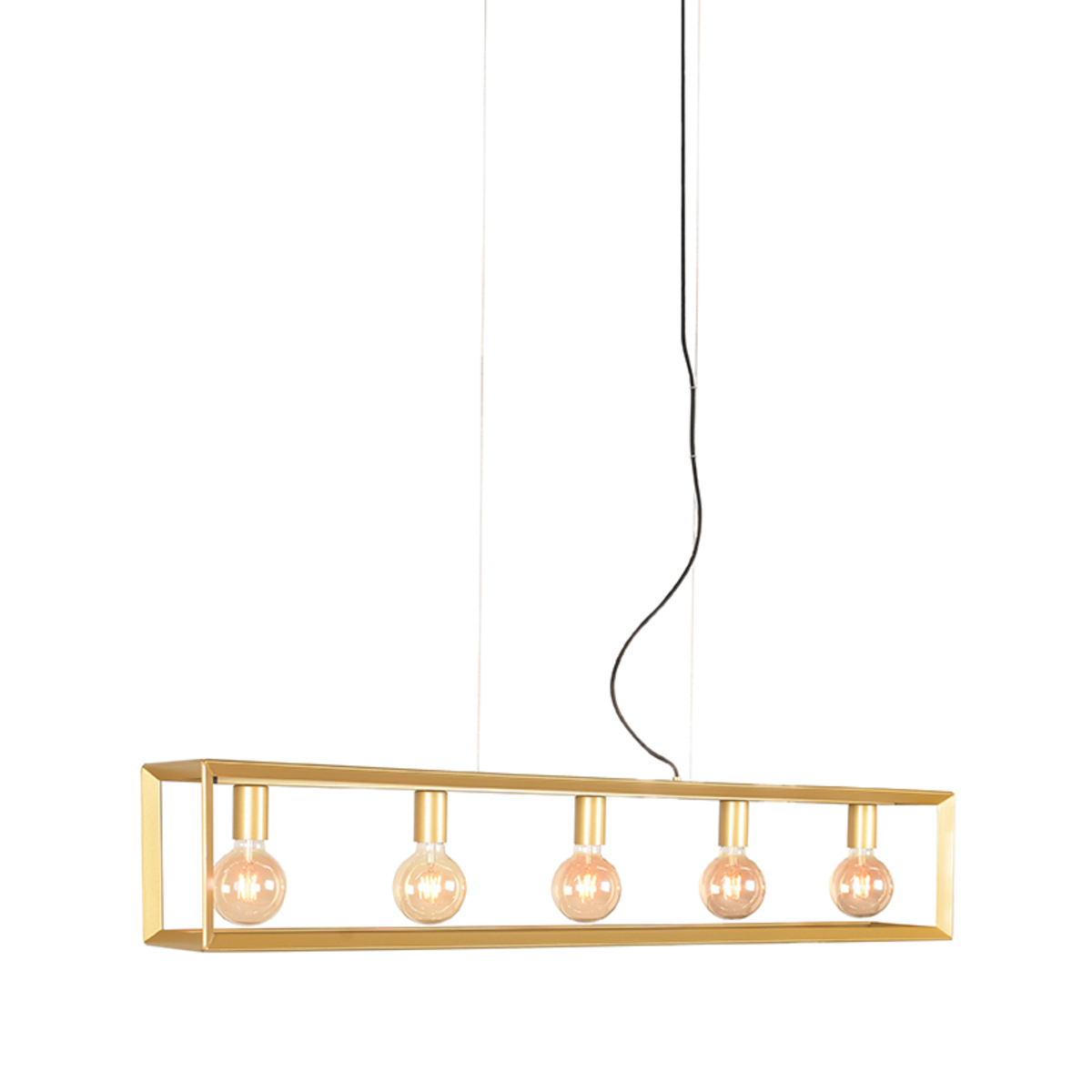 Hanglamp Tetto - Antiek goud - Metaal - LABEL51