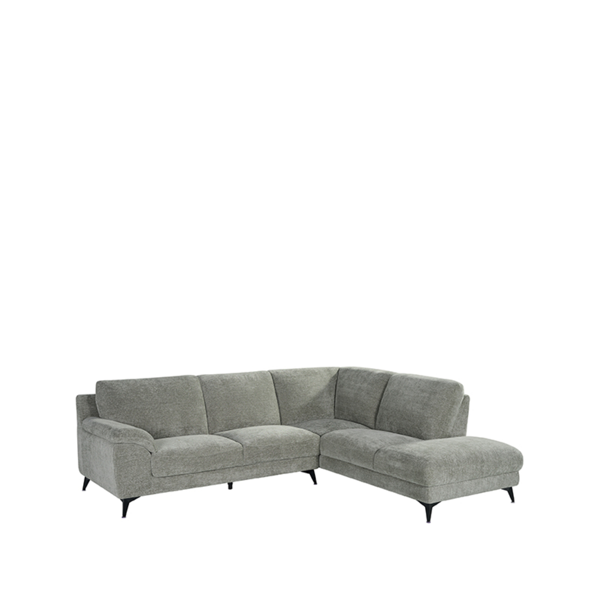 Hoekbank Santino - Stone - Stof - Rechts - LABEL51