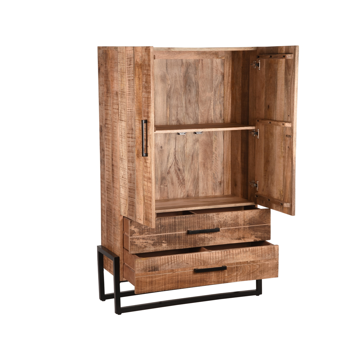 LABEL51 Bergkast Bolivia - Rough - Mangohout - 2-Deurs