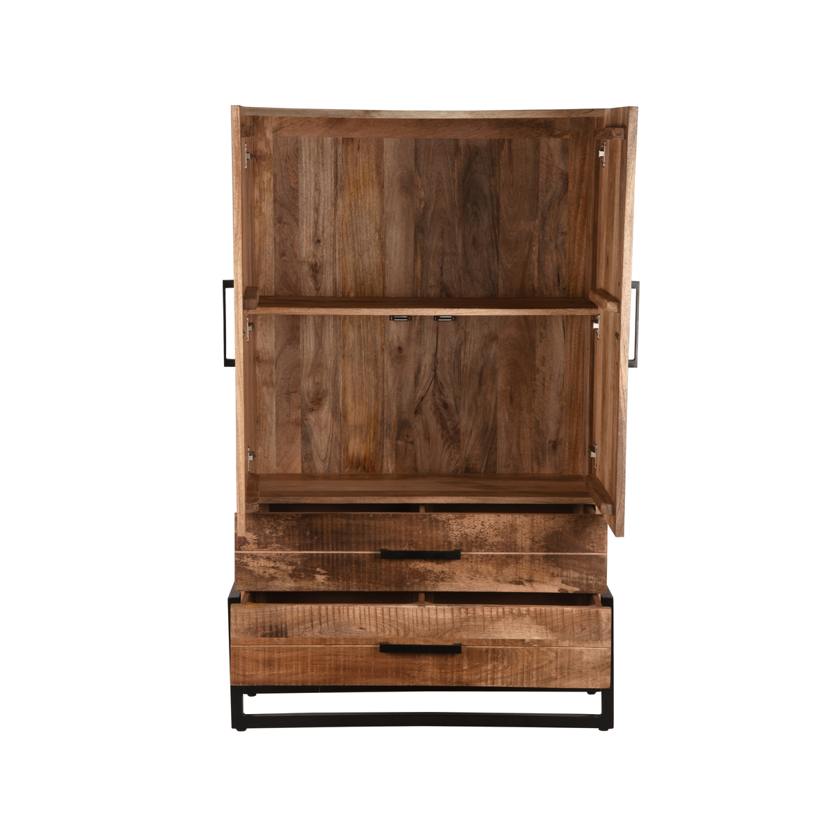 LABEL51 Bergkast Bolivia - Rough - Mangohout - 2-Deurs