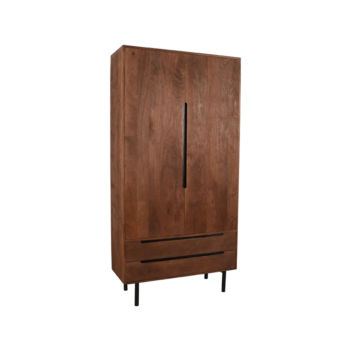 Bergkast Rio - Espresso - Mangohout - Hoge Kast - LABEL51