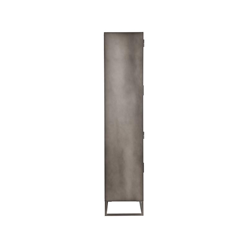 LABEL51 Vitrinekast Level - Vintage Metaal - Metaal - 80x40x190 cm