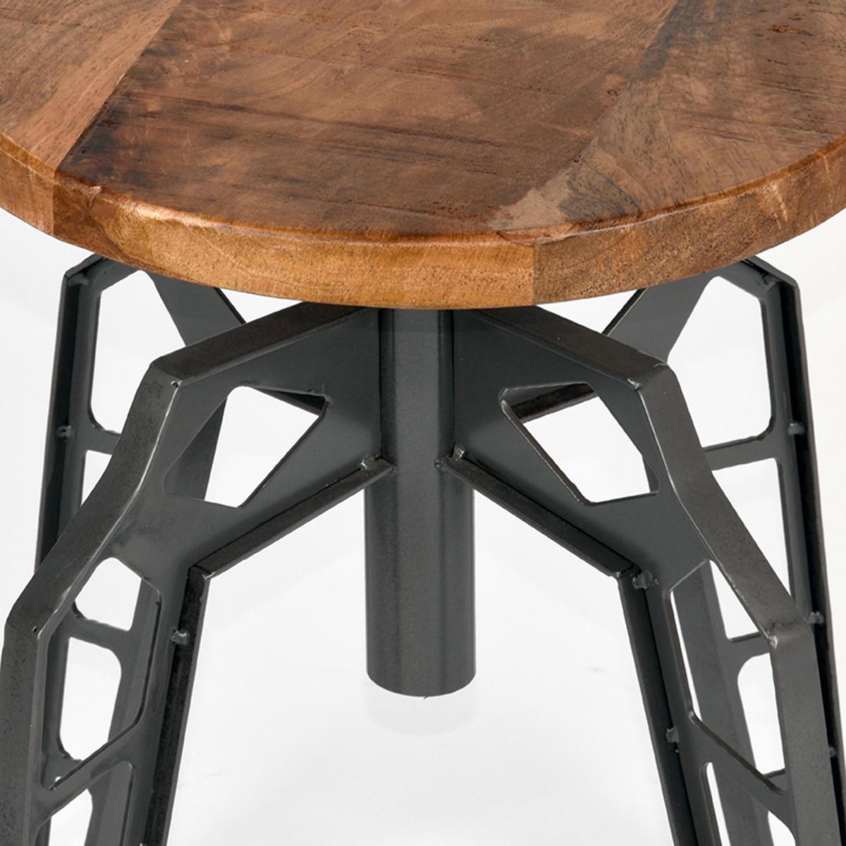 LABEL51 Kruk Pebble - Grijs - Mangohout