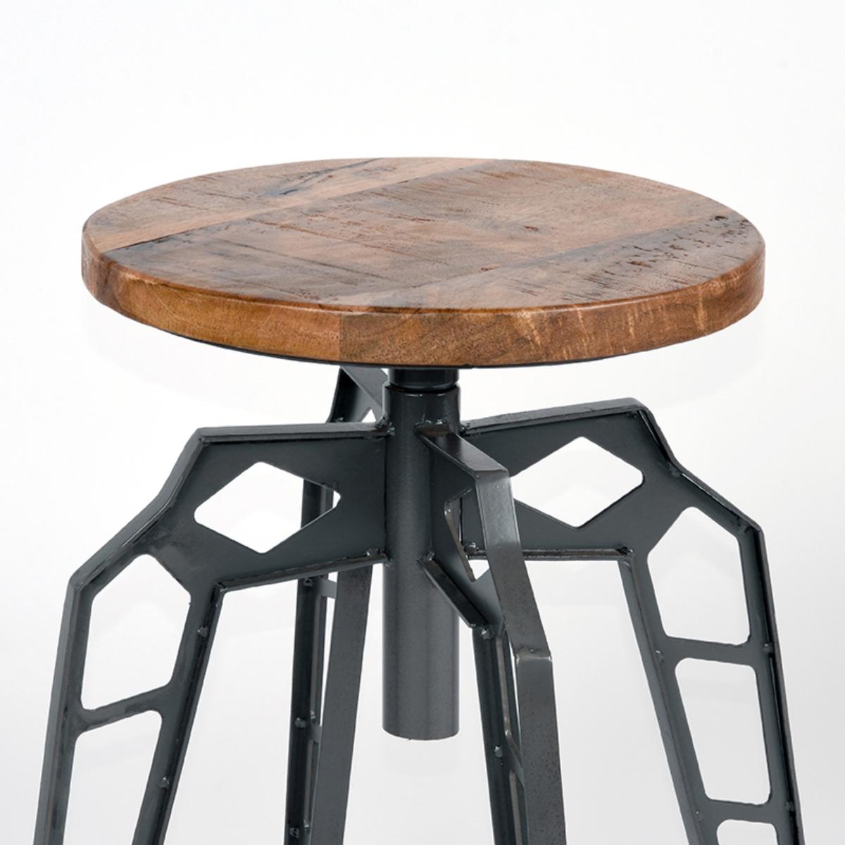 LABEL51 Kruk Pebble - Grijs - Mangohout