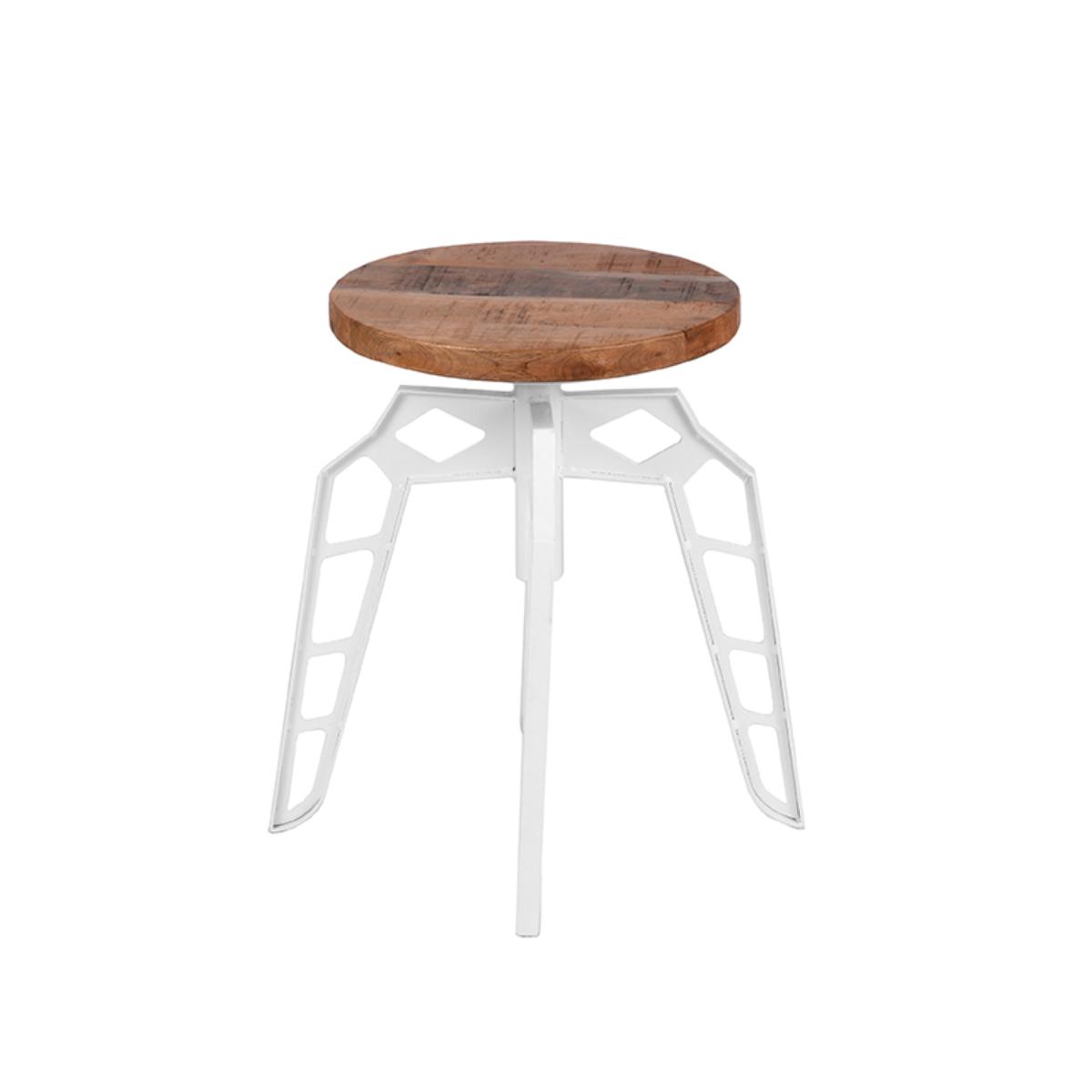 LABEL51 Kruk Pebble - Wit - Mangohout