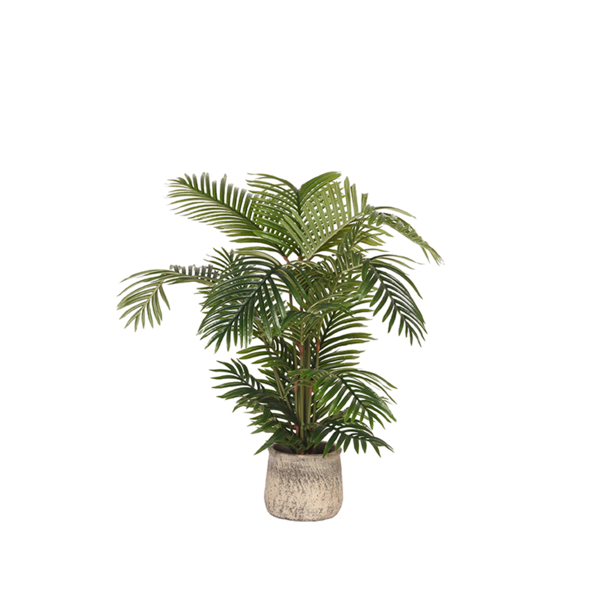 LABEL51 Artificial Plants Areca Palm - Groen - Kunststof - 110