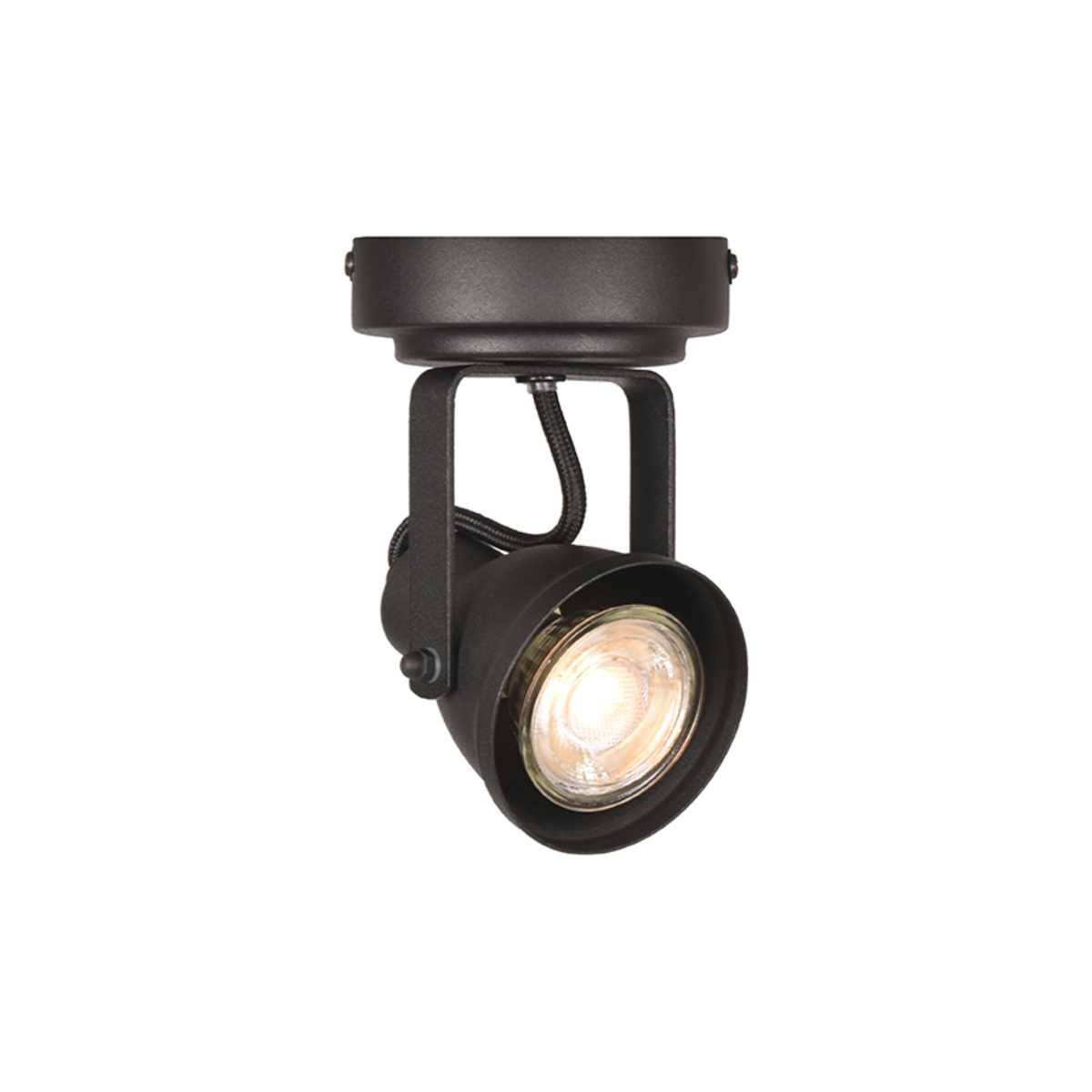 Spot Max led - Zwart - Metaal - 1-Lichts - LABEL51