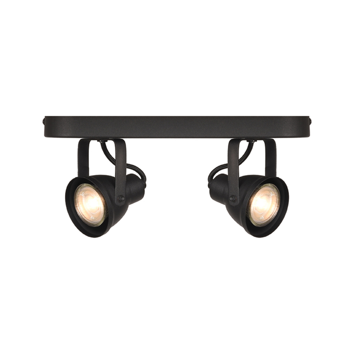 Spot Max led - Zwart - Metaal - 2 Lichts - LABEL51
