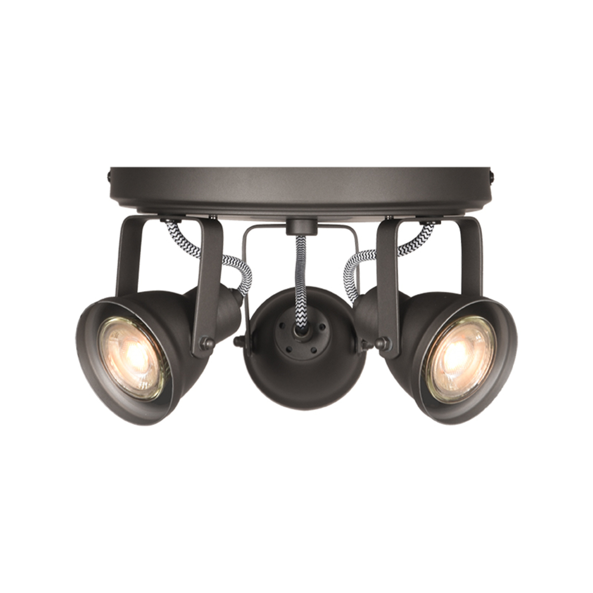 Spot Max led - Grijs - Metaal - 3 Lichts - LABEL51